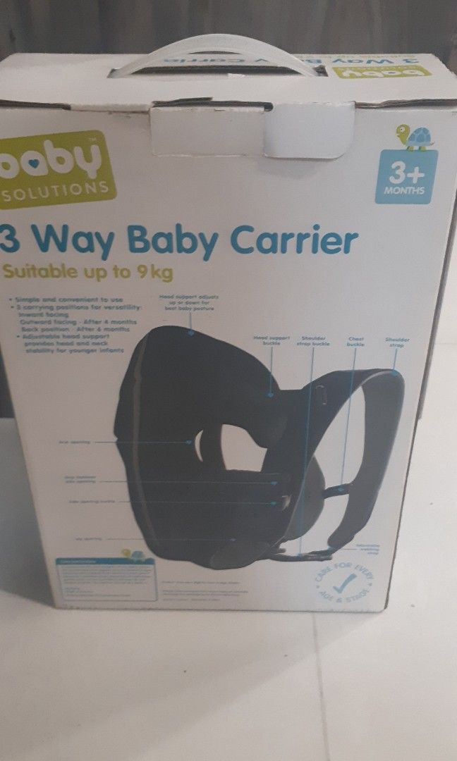 Baby solutions 3 2025 way baby carrier