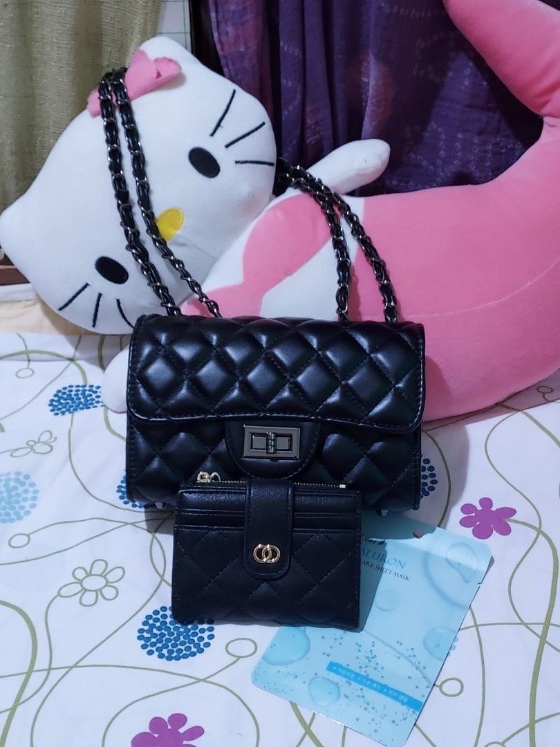 Handbag and online wallet set