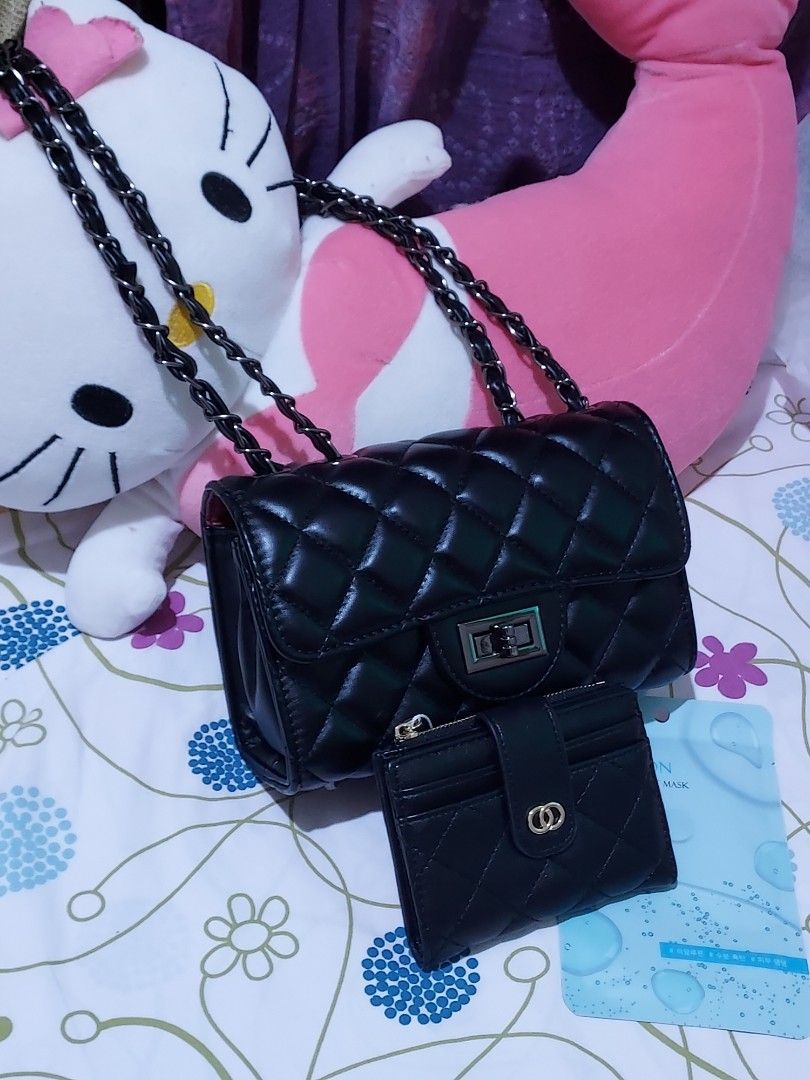 Handbag and online wallet set