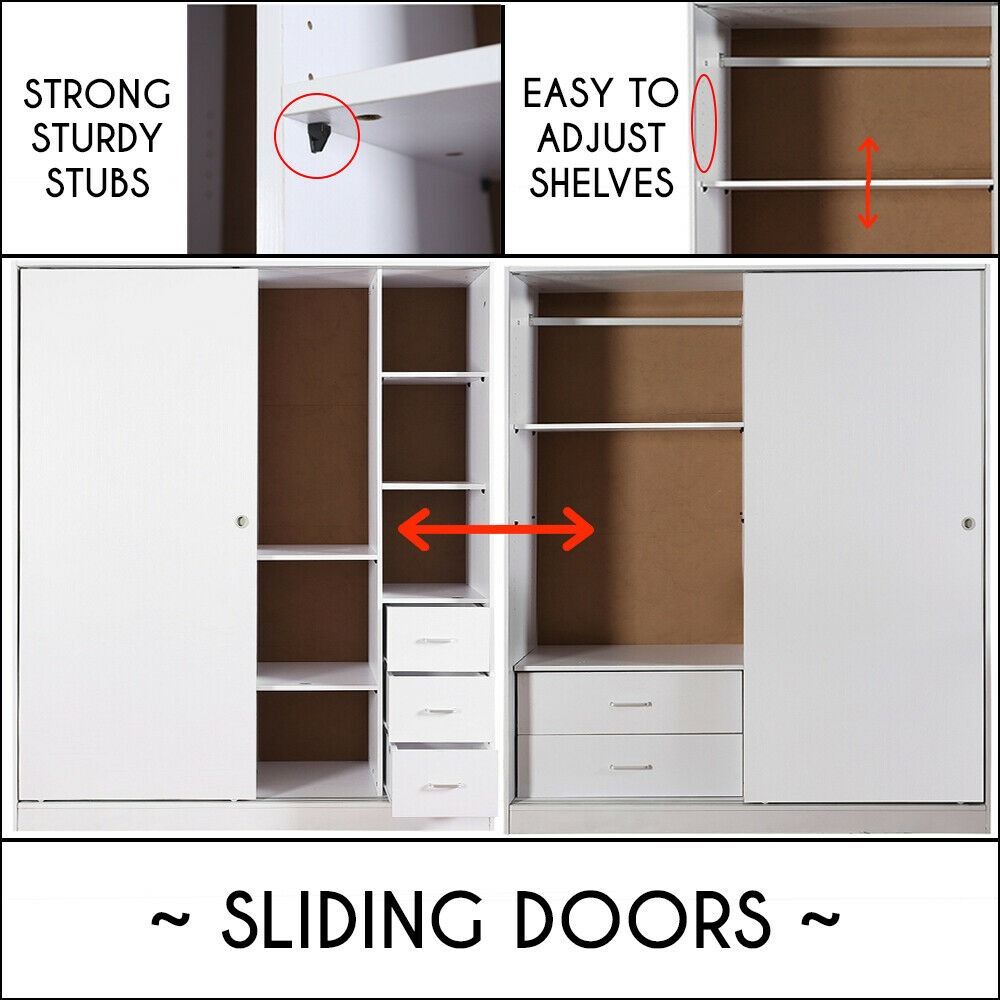 BIG WARDROBE SLIDING DOOR WARDROBE FOR SALE Antiques