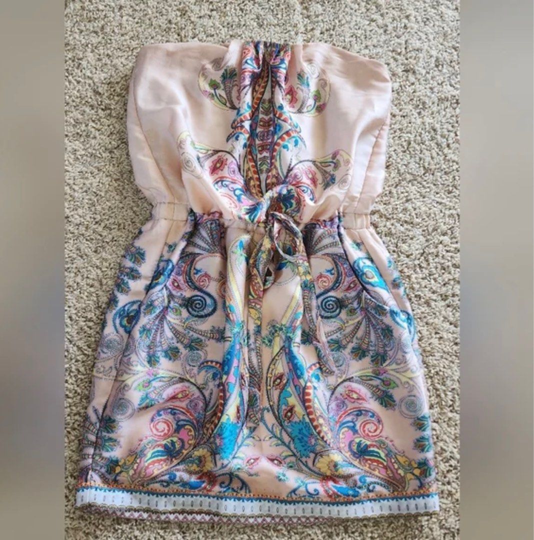 Bisou bisou smocked off the shoulder clearance bodycon dress
