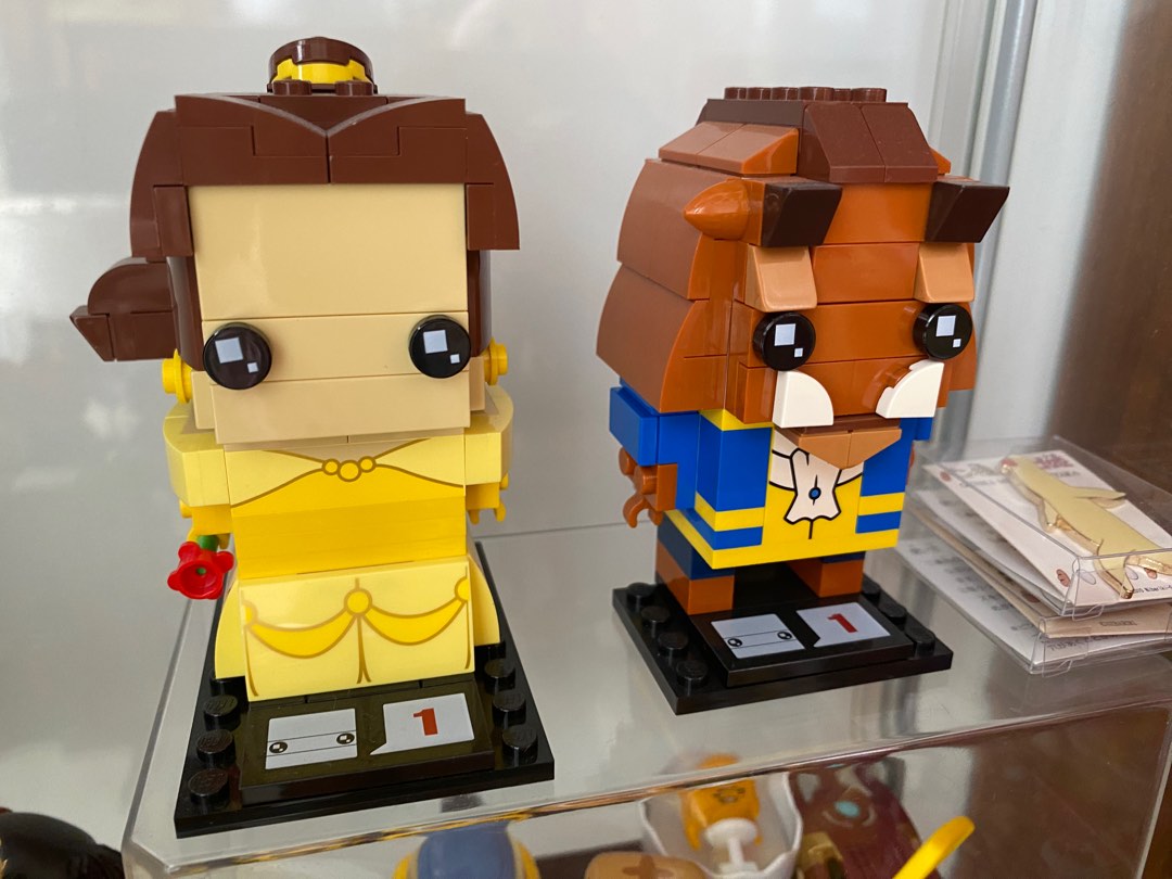 Both for 15. Belle and Beast LEGO BrickHeadz Hobbies Toys