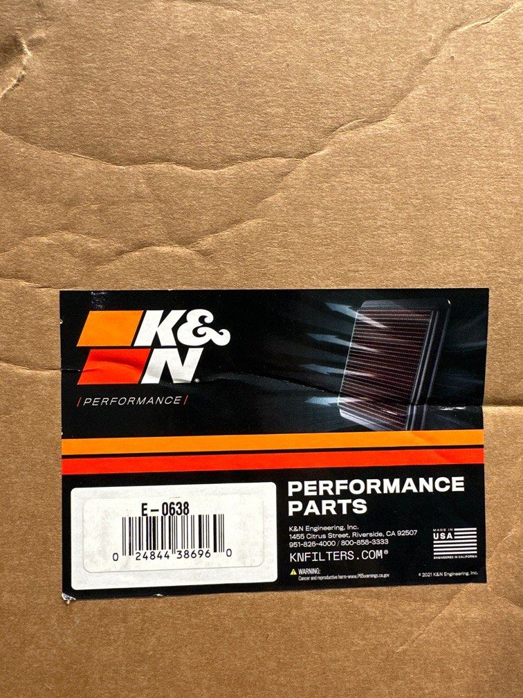 K&N E-0638 Replacement Air Filter