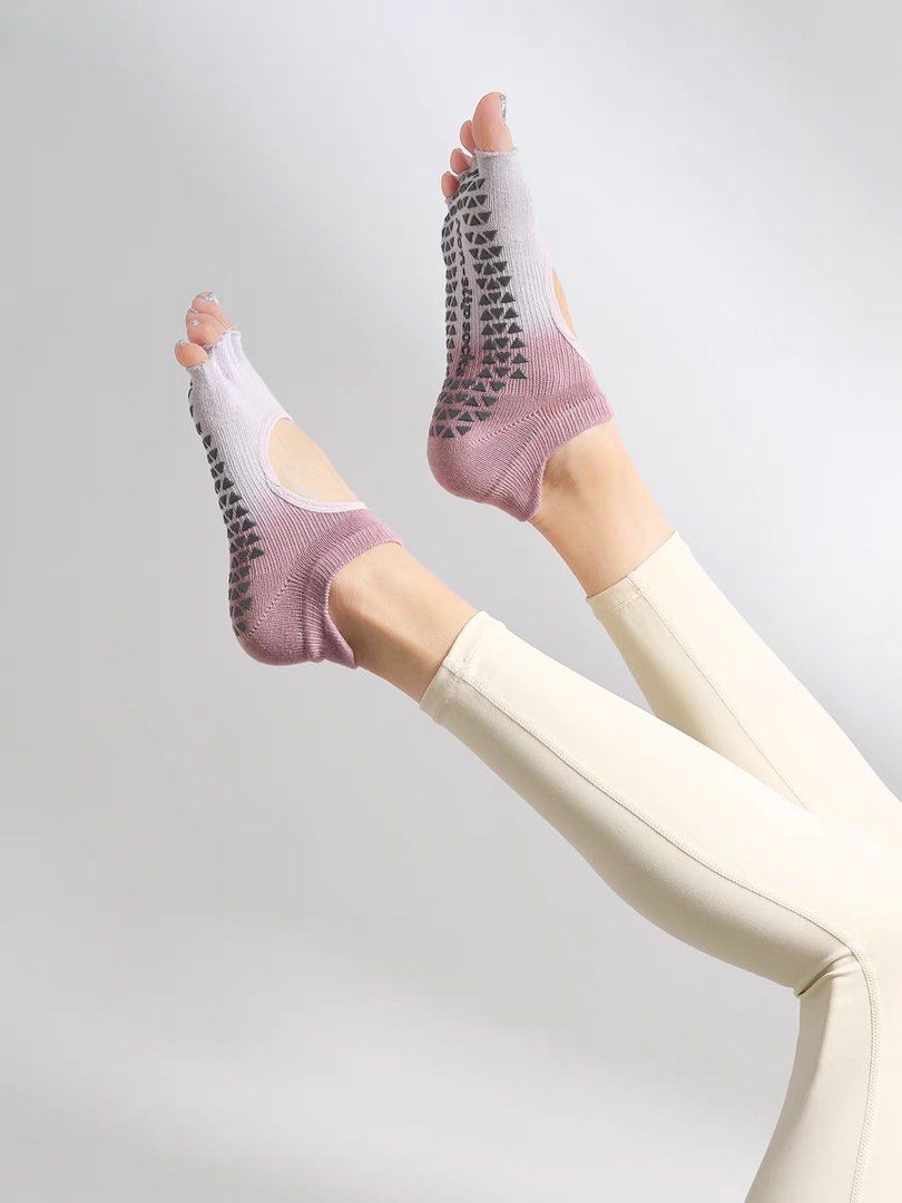 Brand New Pilates Grip Socks, Women's Fashion, Watches & Accessories ...