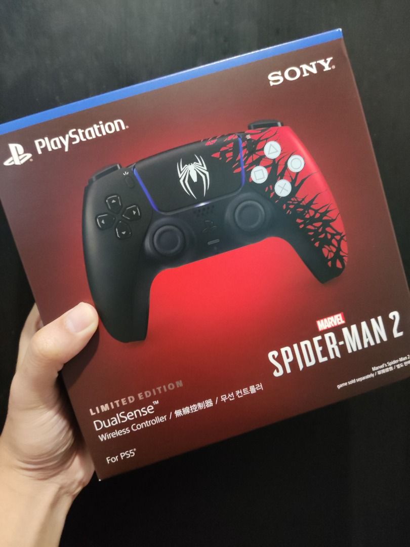 Brand New Sealed Spider-Man Spiderman 2 Dualsense PS5 Controller, Video  Gaming, Gaming Accessories, Controllers on Carousell