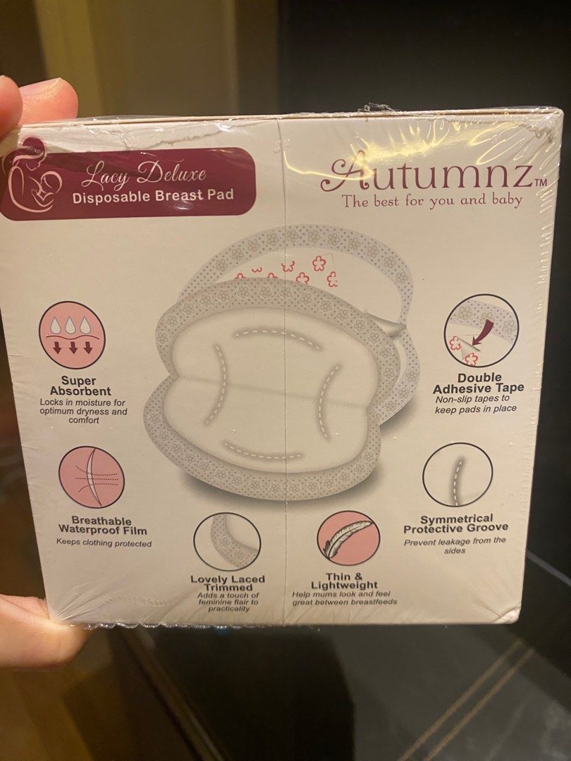 Autumnz Breast Pad Lacy Deluxe Disposable, Babies & Kids, Nursing &  Feeding, Breastfeeding & Bottle Feeding on Carousell