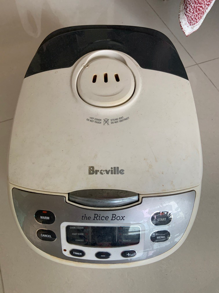 Breville BRC460WHT Rice Box Cooker