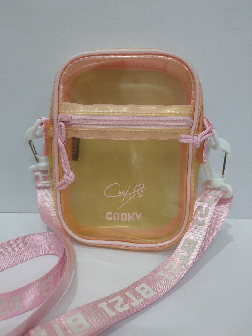 Bt21 Cooky Clear PVC Crossbody Bag