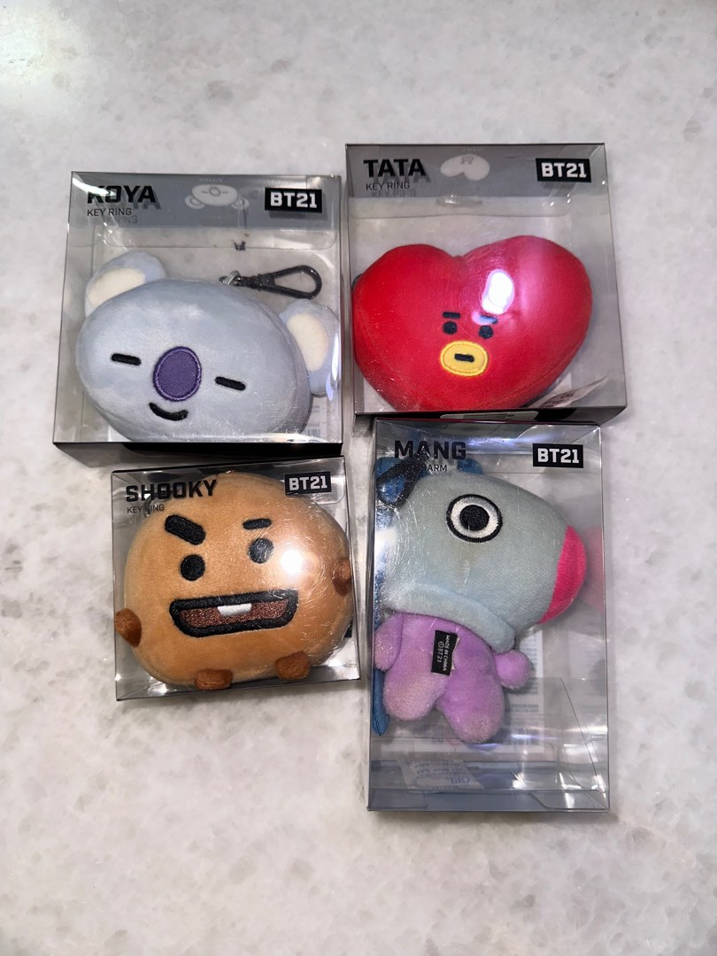 BT21 Official Keyrings, Hobbies & Toys, Memorabilia & Collectibles, K ...