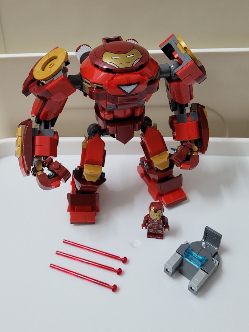 BUILT SPLIT SET] Lego Marvel 76164 Iron Man Hulkbuster versus