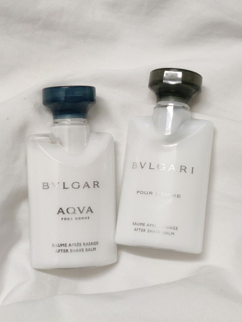 Bulgari After Shave, Lip Balm (Category: Men's Grooming) located in Pasig City. Submitted by ulappp (Listing ID 1254204227, Image 1). Description: After Shave 40ml - P250, 3 units on hand Lip Balm 7ml - P120, 3 units on hand Made in Italy.