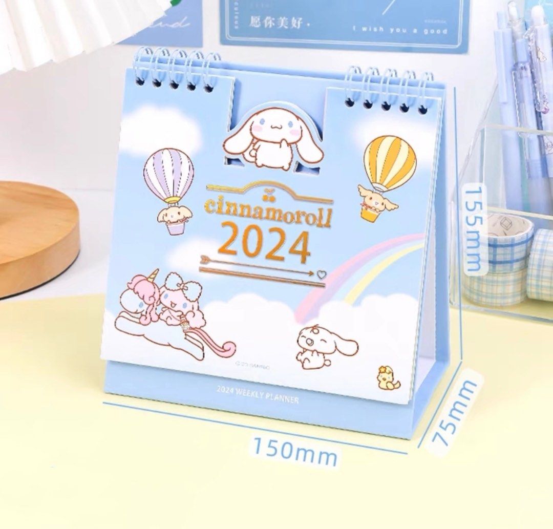 Calendar 2024 (sanrio) Hobbies Toys Stationery Craft Stationery