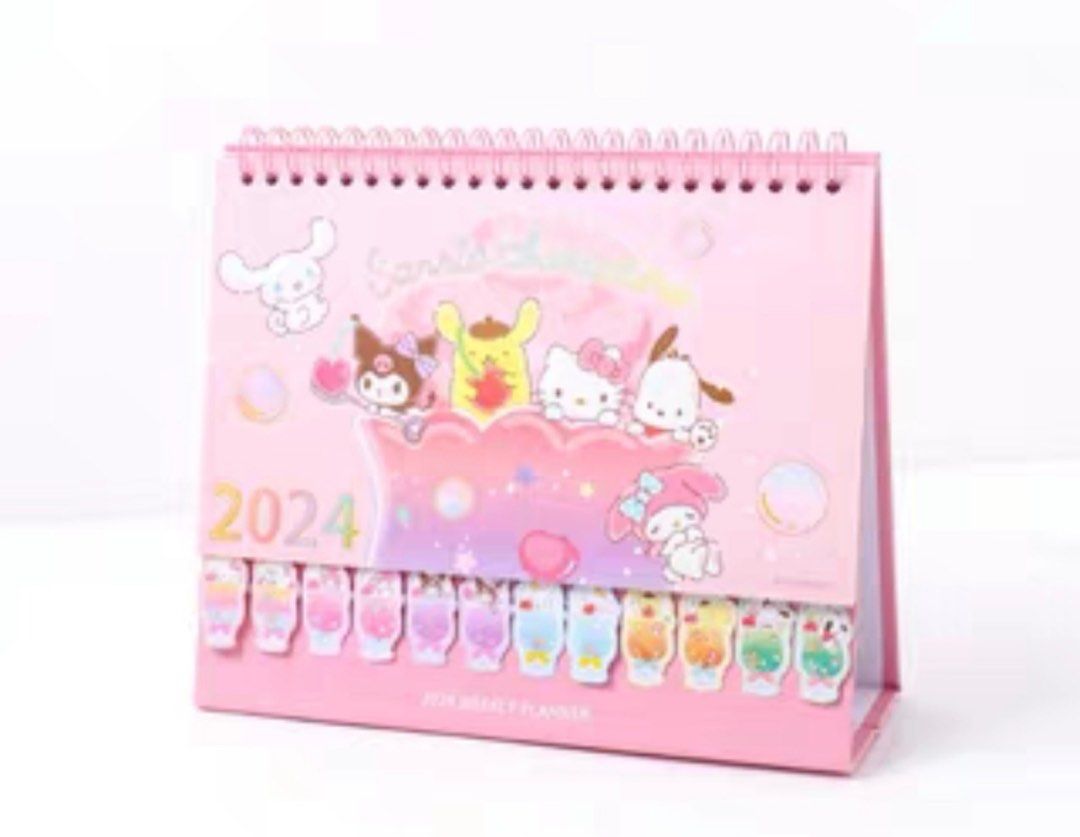 Calendar 2024 (sanrio) Hobbies Toys Stationery Craft Stationery