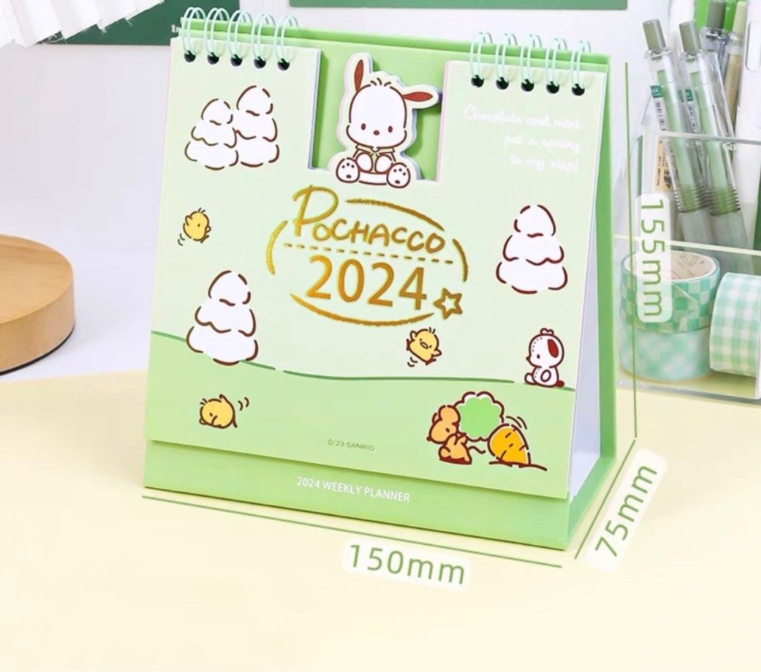 Calendar 2024 (sanrio) Hobbies Toys Stationery Craft Stationery