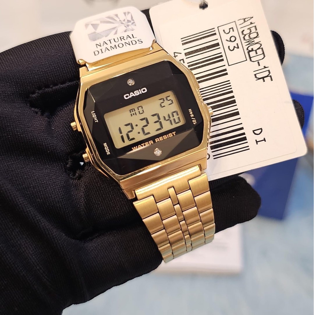 Casio A159WGED-1D🧡💎⌚️