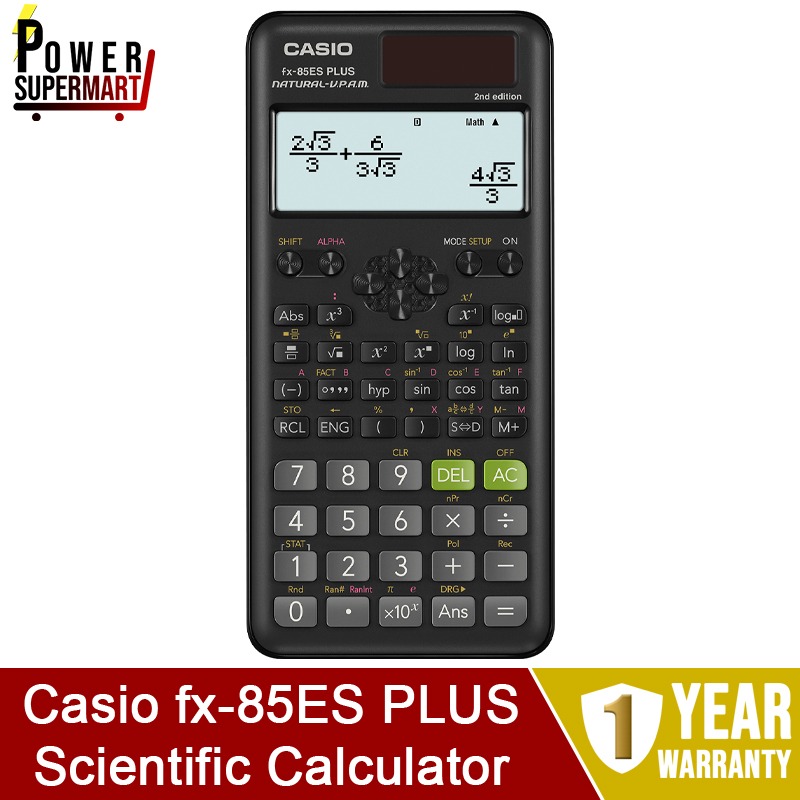 Casio FX 85ES Plus Scientific Calculator. 2nd Edition. Approved