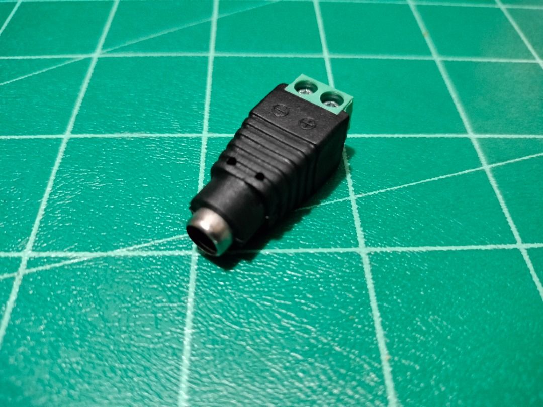 CCTV DC 12V Power Balun Female Plug (Category: Cables & Adaptors) located in Quezon City. Submitted by kyrex12 (Listing ID 1254213895, Image 1). Description: -100 each -50 wholesale(6pcs. and above) -screw terminal strip for connecting power cable -with 1 week warranty -accept for shipping via GRAB, SPEEDY/BORZO and LALAMOVE COD(buyer's expense) -accept GCASH, MAYA, GRABPAY and SHOPEEPAY payment -COMPATIBILITY IS BUYER'S RESPONSIBILITY.