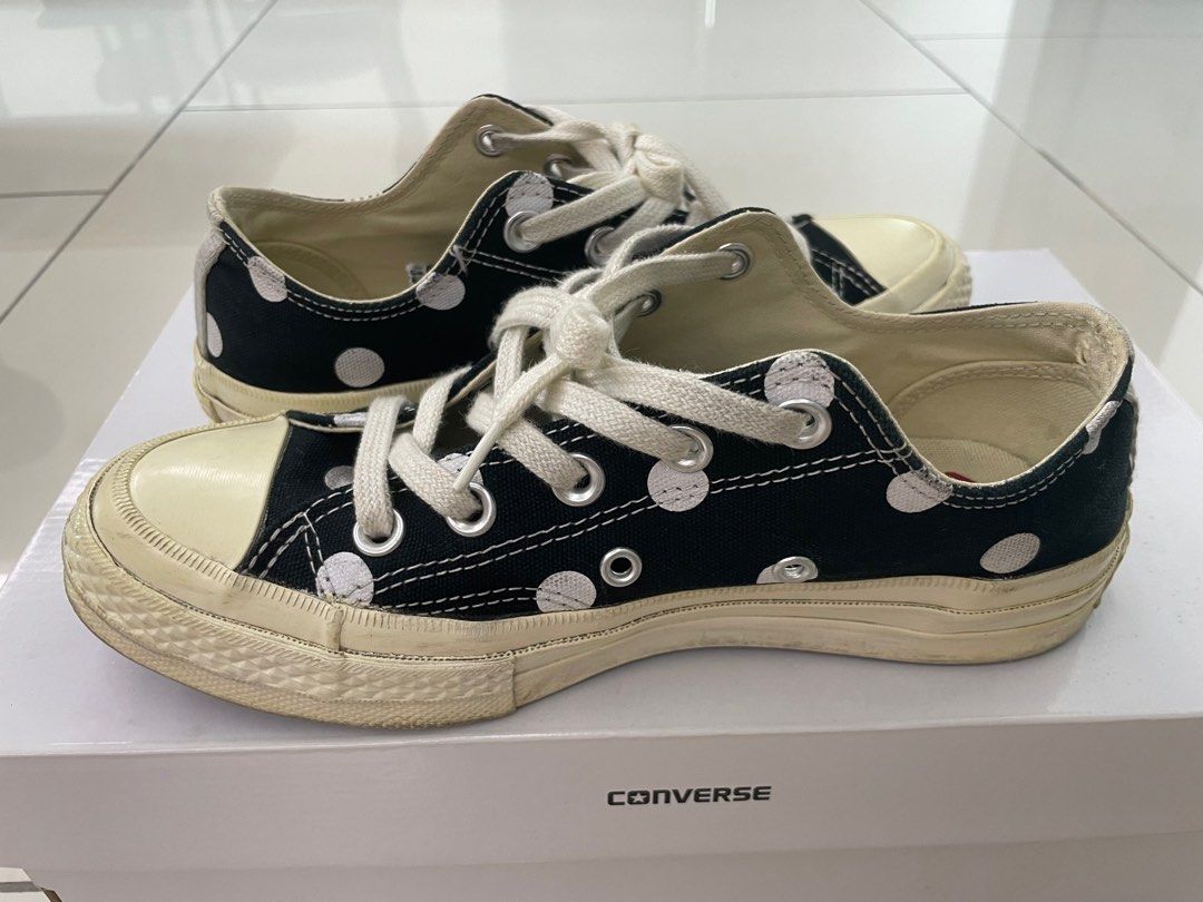 Cdg polka dot shoes hotsell