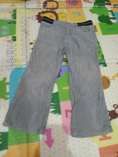 Celana panjang anak bahan corduroy