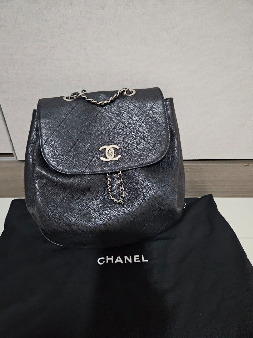 Chanel grained calfskin backpack shop
