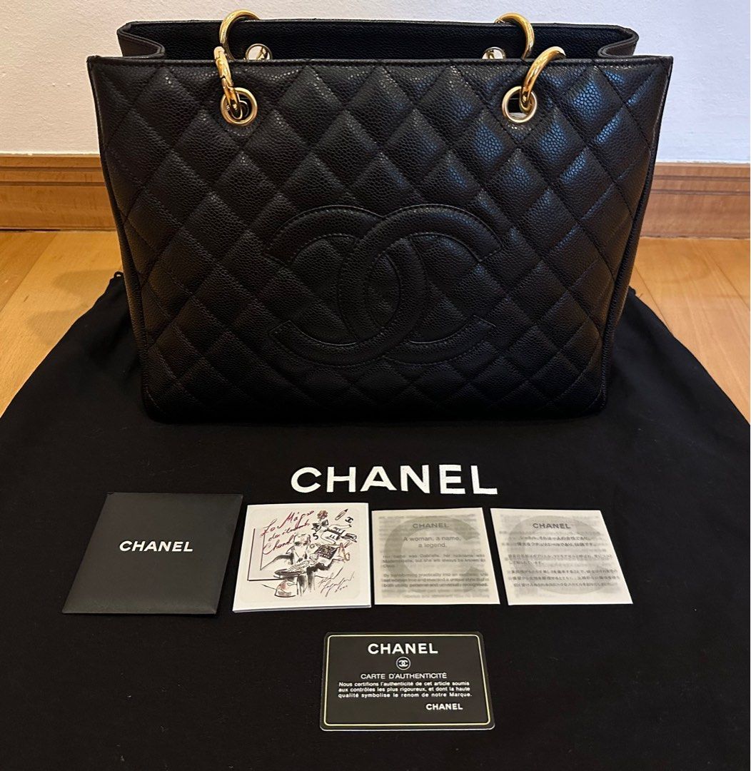 Chanel PTT / Petite Timeless Tote in Beige Clair Caviar, Luxury, Bags &  Wallets on Carousell