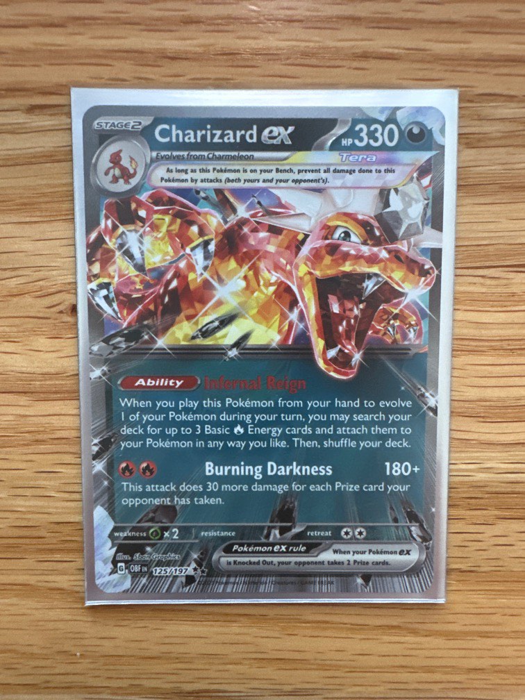 Charizard ex 125/197 in Portuguese Obsidian Flames Pokémon TCG