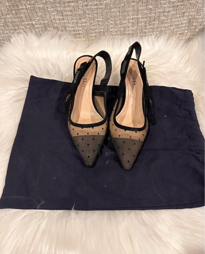Dior 2025 slingback mesh