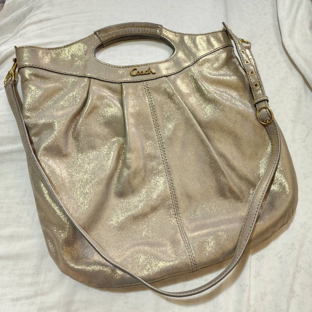 Gold new arrivals coach handbag