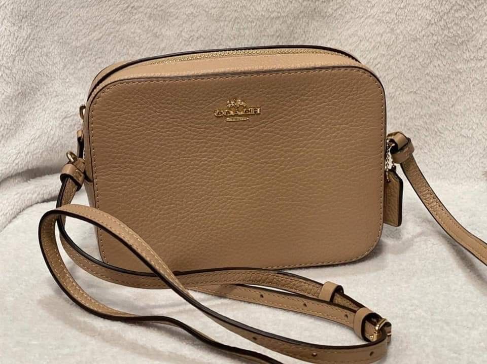 Coach mini hotsell camera bag taupe