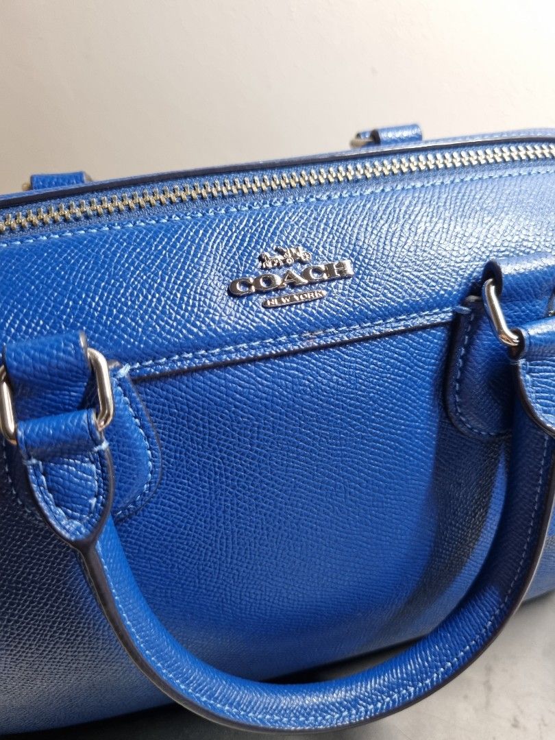 Royal blue coach bag outlet