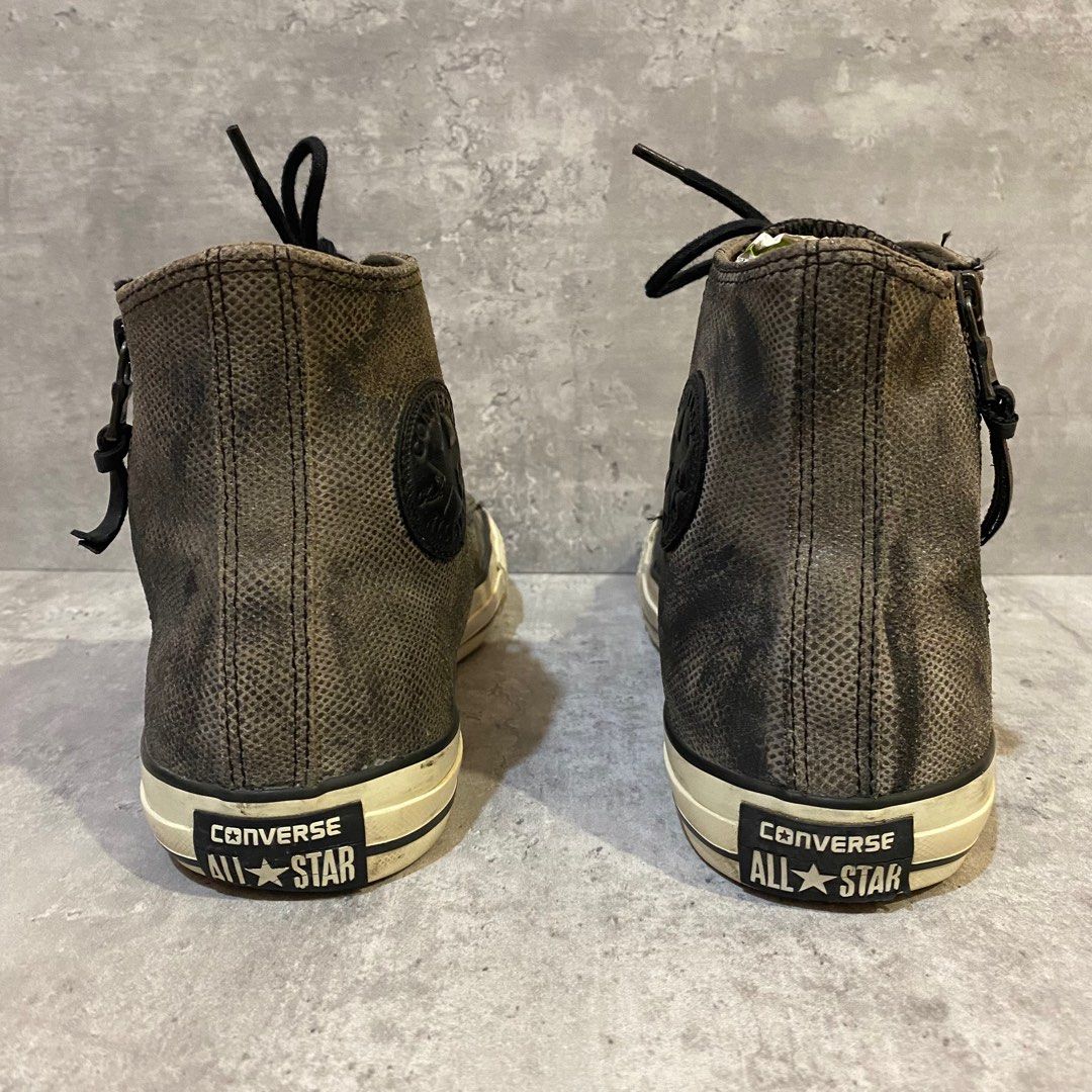 John varvatos top leather converse