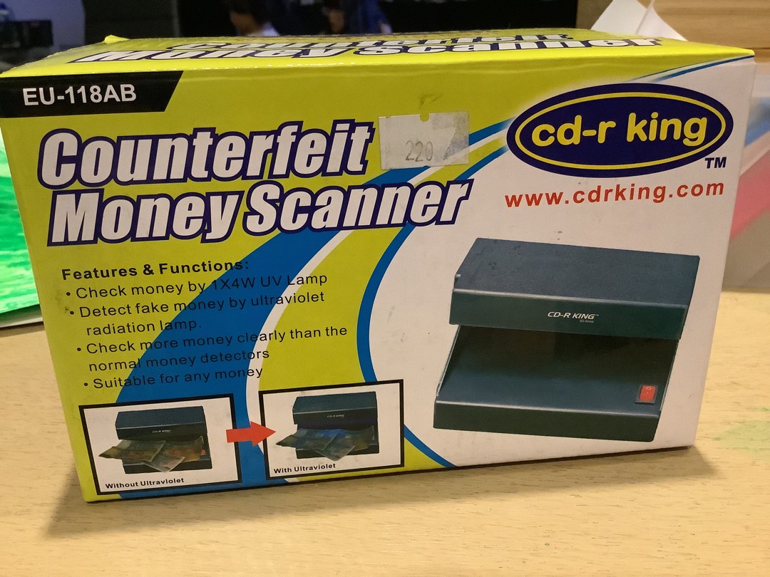 Counterfeit Money Scanner, Computers & Tech, Printers, Scanners ...