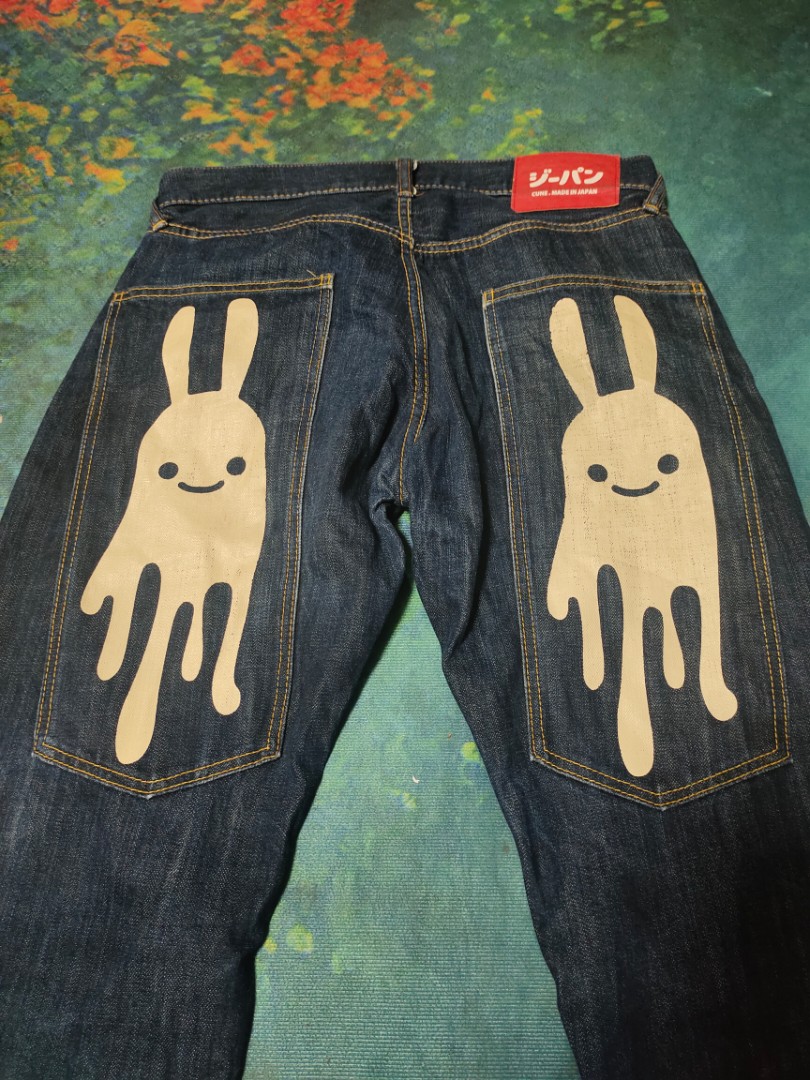 ModCloth x Princess Highway Bunny Embroidered Wide-Leg Jeans
