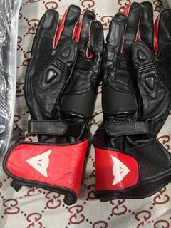 Dainese riding gloves and boots for track