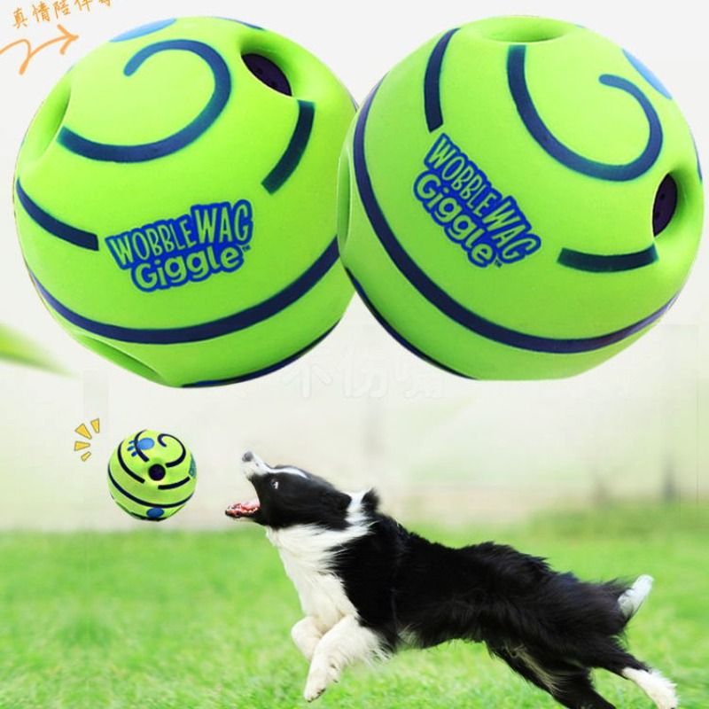 Dog Toy Wobble Wag Giggle Glow Ball