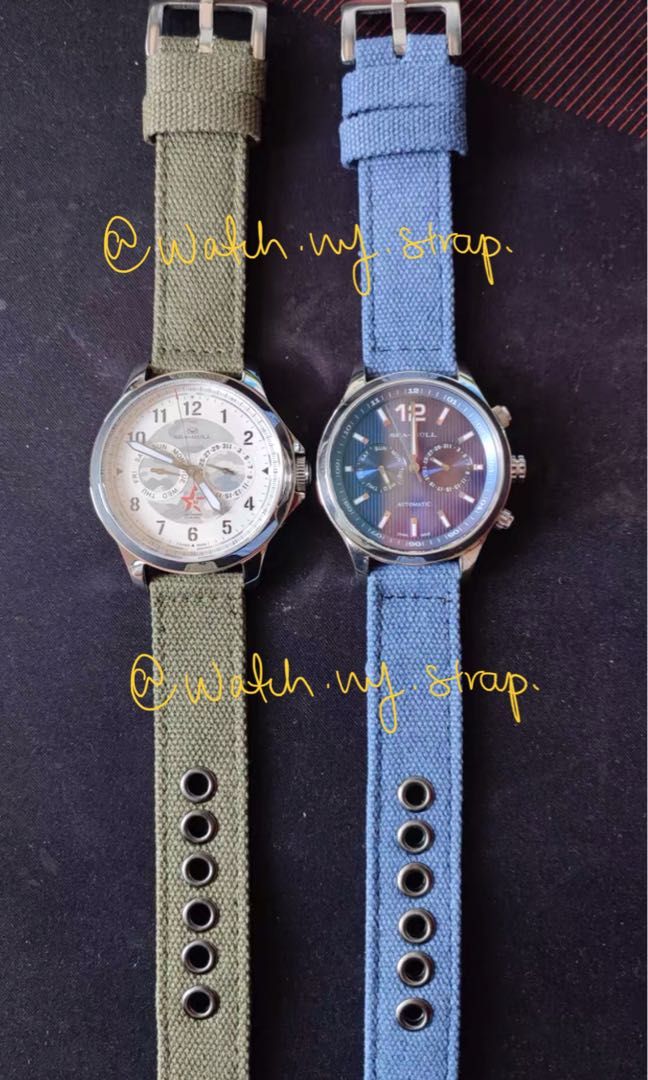 Allied 42mm fabric strap watch hotsell