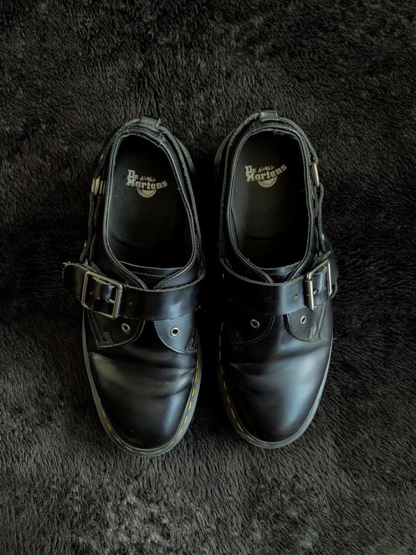 Dr Martens Martens Deardra Polished Smooth Black, Mary Jane
