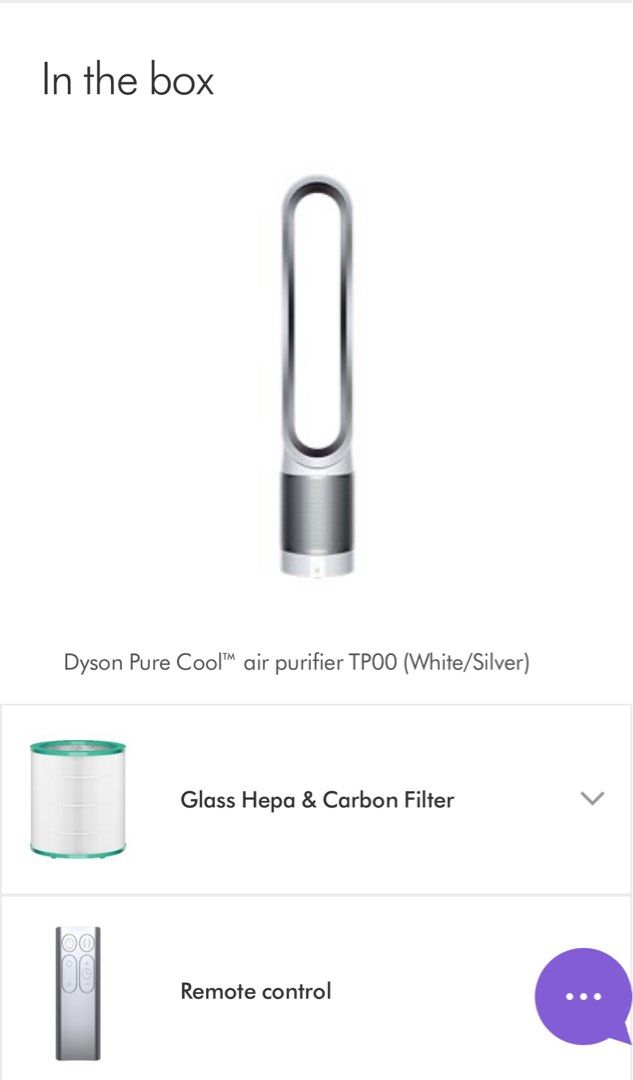 Dyson air deals purifiers comparison