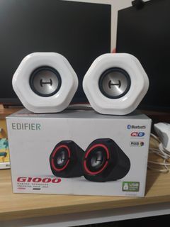 EDIFIER G1000 WHITE GAMING STEREO SPEAKERS (BLUETOOTH/WIRED)