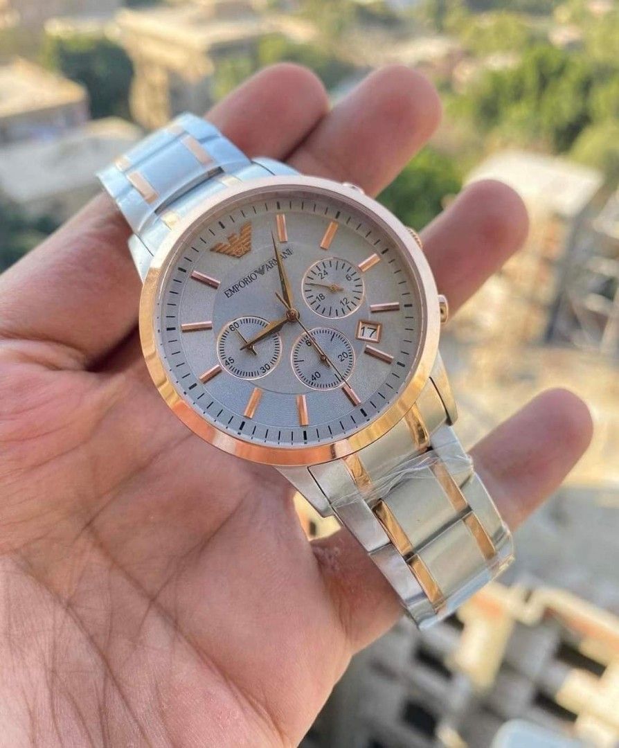 Armani white watch outlet