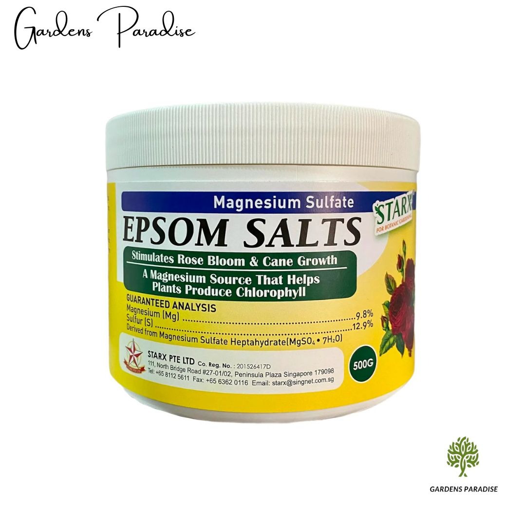 Epsom Salt Magnesium Sulfate Plant Booster & Repotting (500g is Approx