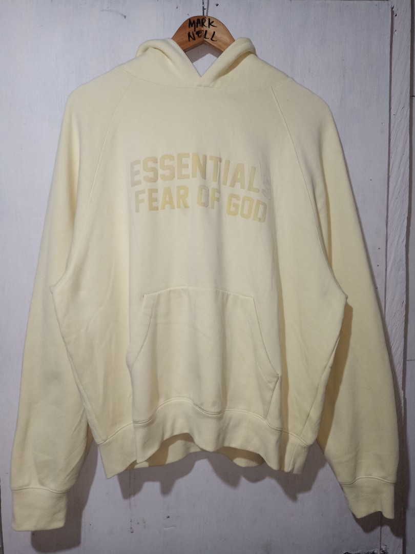 FEAR OF GOD ESSENTIALS LIGHT TUSCAN HOODIE JACKET, Men's Fashion, Tops ...