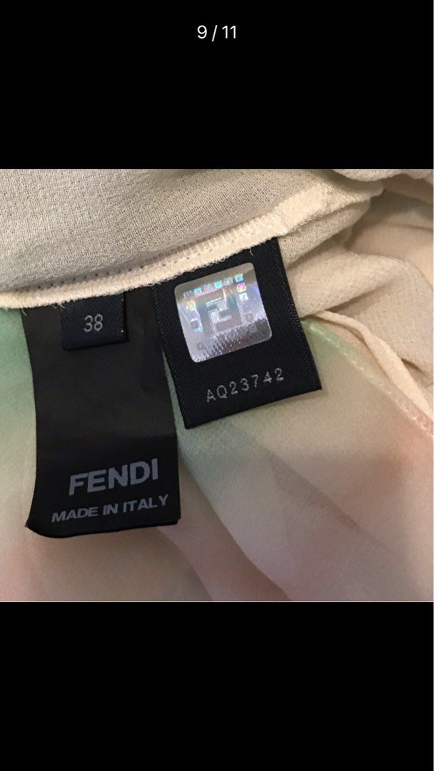 26) Fendi正品近新綁帶洋裝 38號 S-M適穿