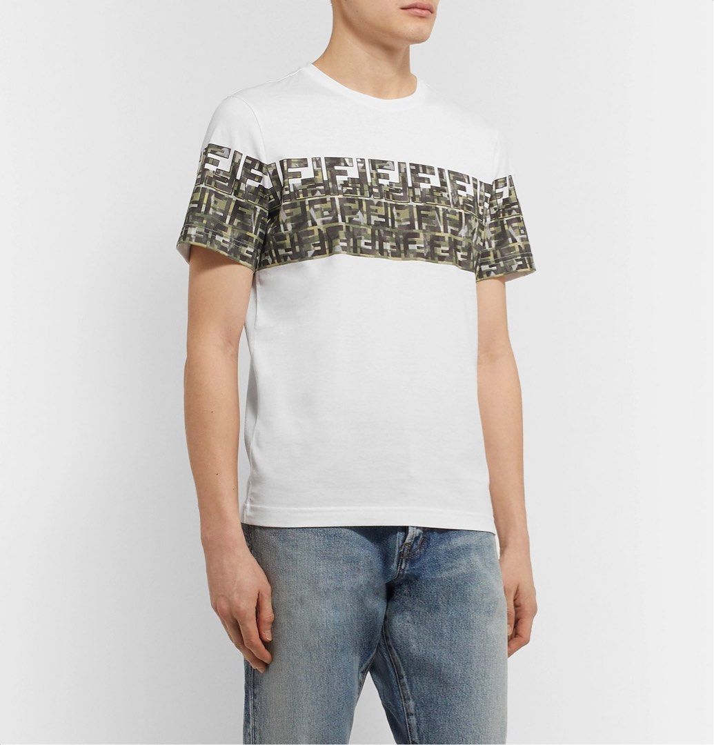 Fendi camo t shirt store