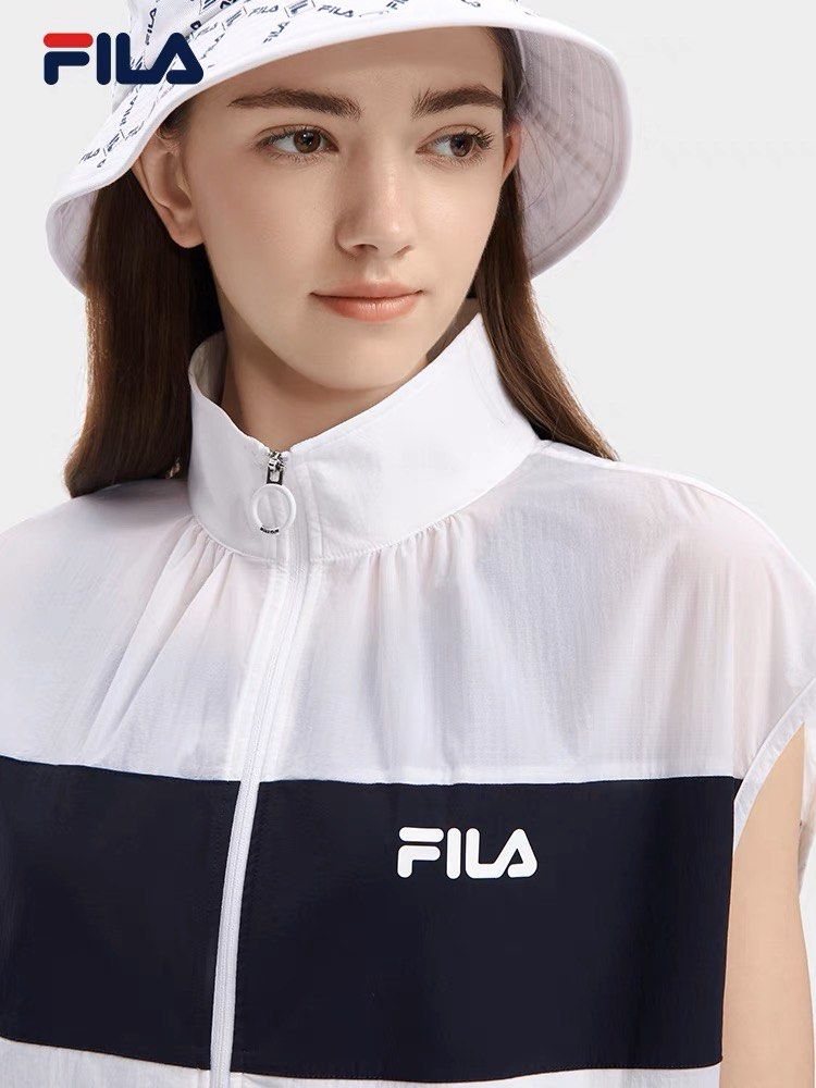 White best sale fila top