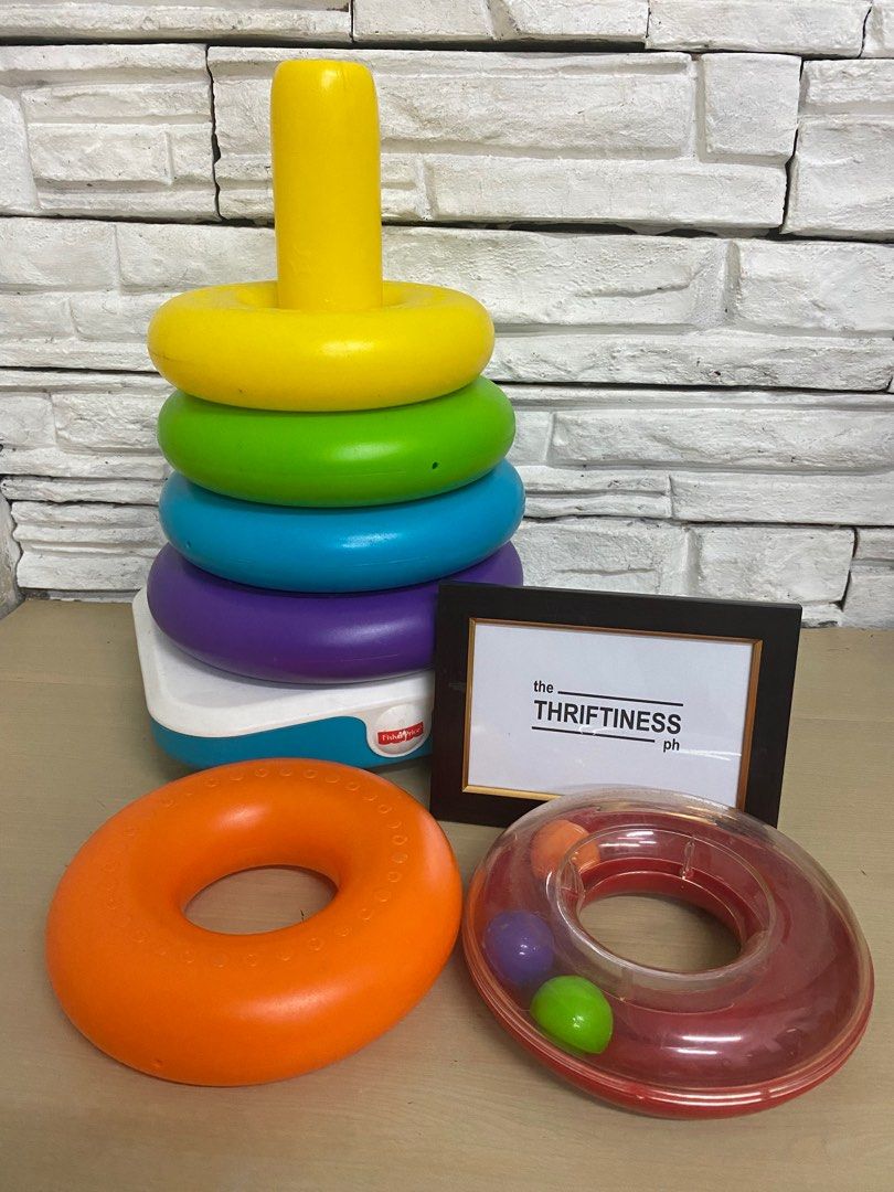 Fisher-Price Giant Rock-A-Stack, Babies & Kids, Infant Playtime on ...