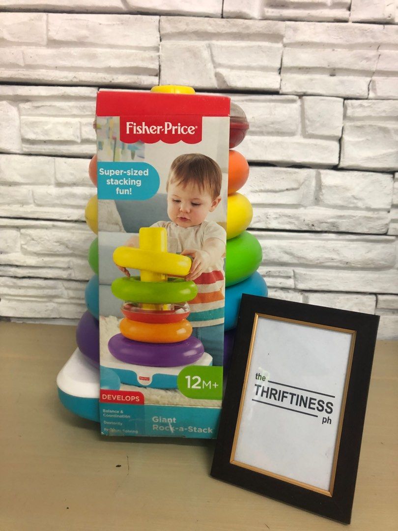 Fisher-Price Giant Rock-A-Stack, Babies & Kids, Infant Playtime on ...