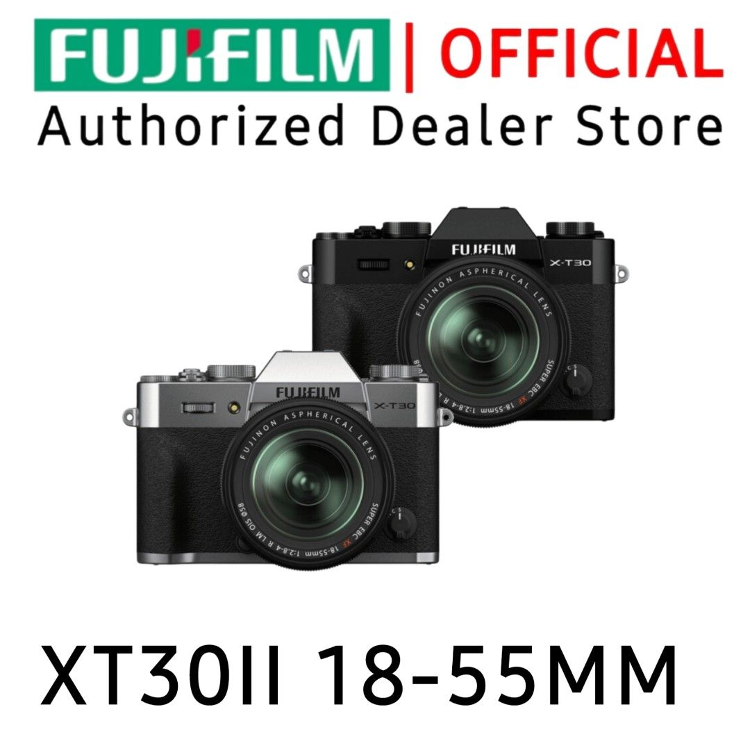  Fujifilm X-T30 II XF18-55mm Kit - Silver : Electronics
