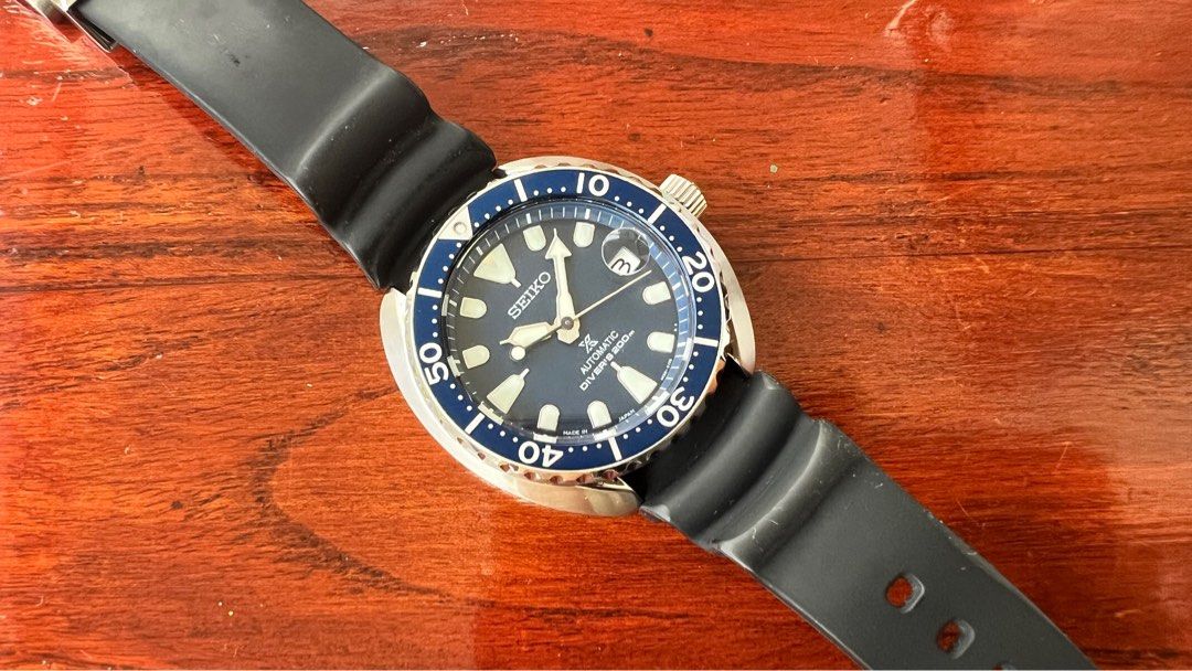 Seiko mini store turtle blue dial