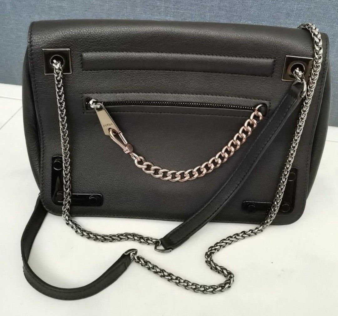 Furla bag with chain on sale